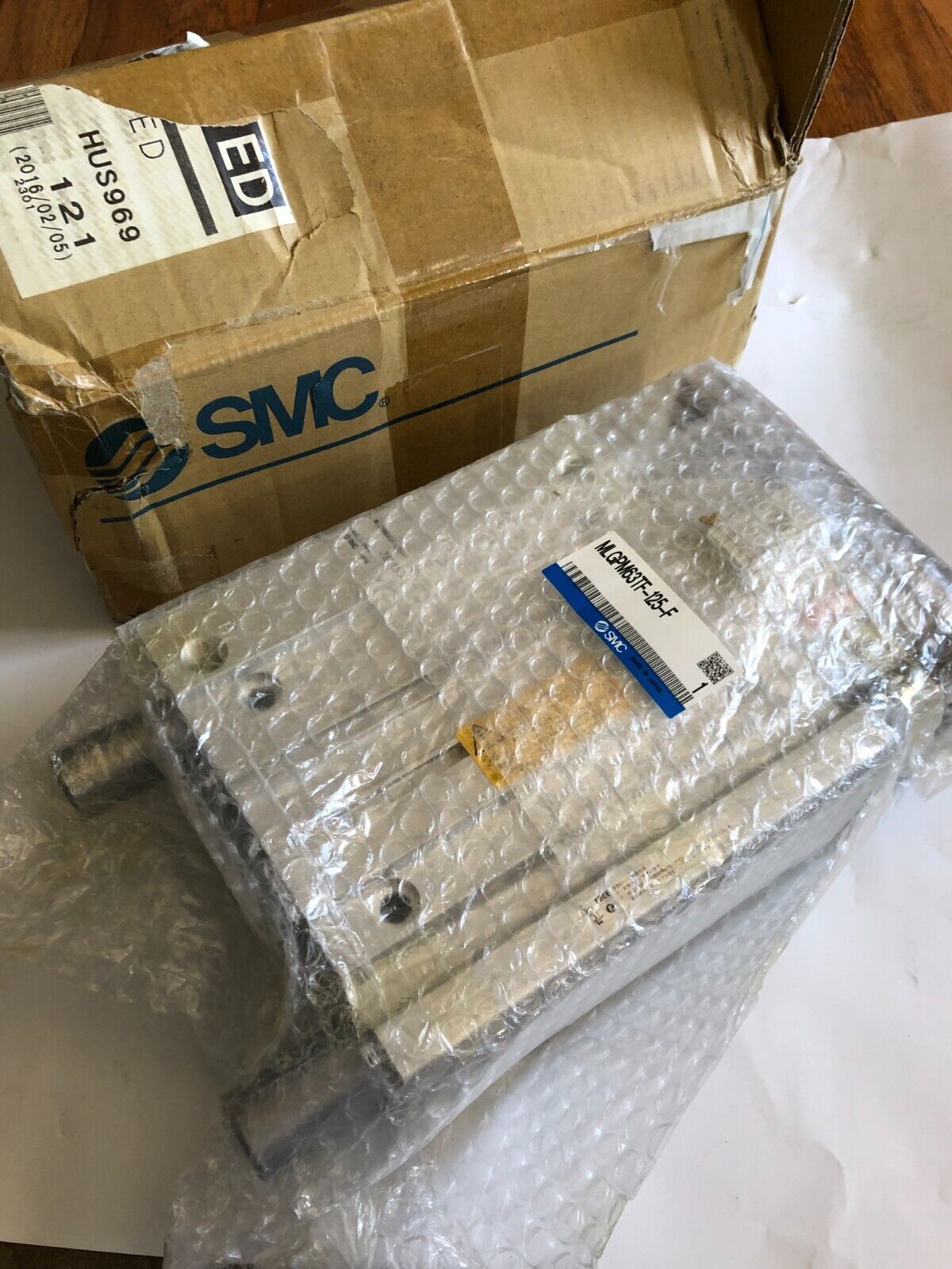New Smc Mlgpm63tf-125-F Slide Cylinder,Smc Mlgpm63tf 125 F,An