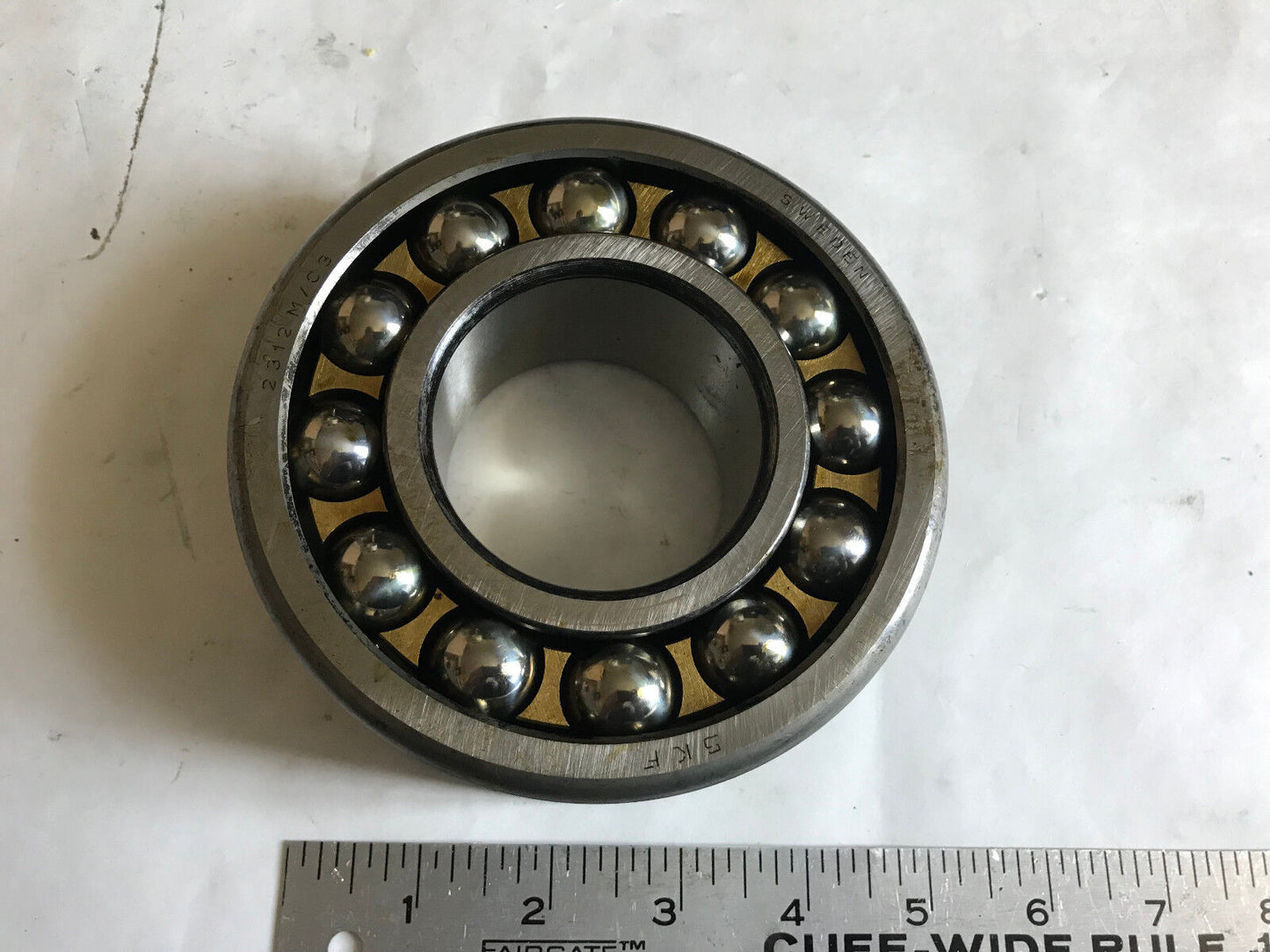 Skf 2312M/C3,Skf 2312 M-C3 Self-Aligning Double Ball Bearing,2-3/8",2312M/C3,Sr