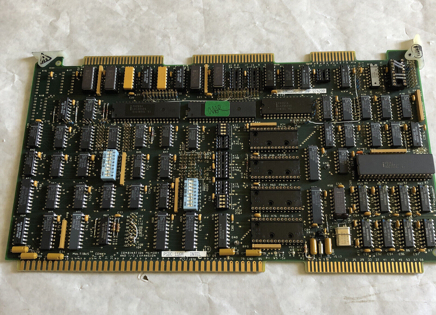 Intel Psbc 116A,Fluke Ika Pba 1002296-20 Snp 274290 Combination Memory I/O ,Se
