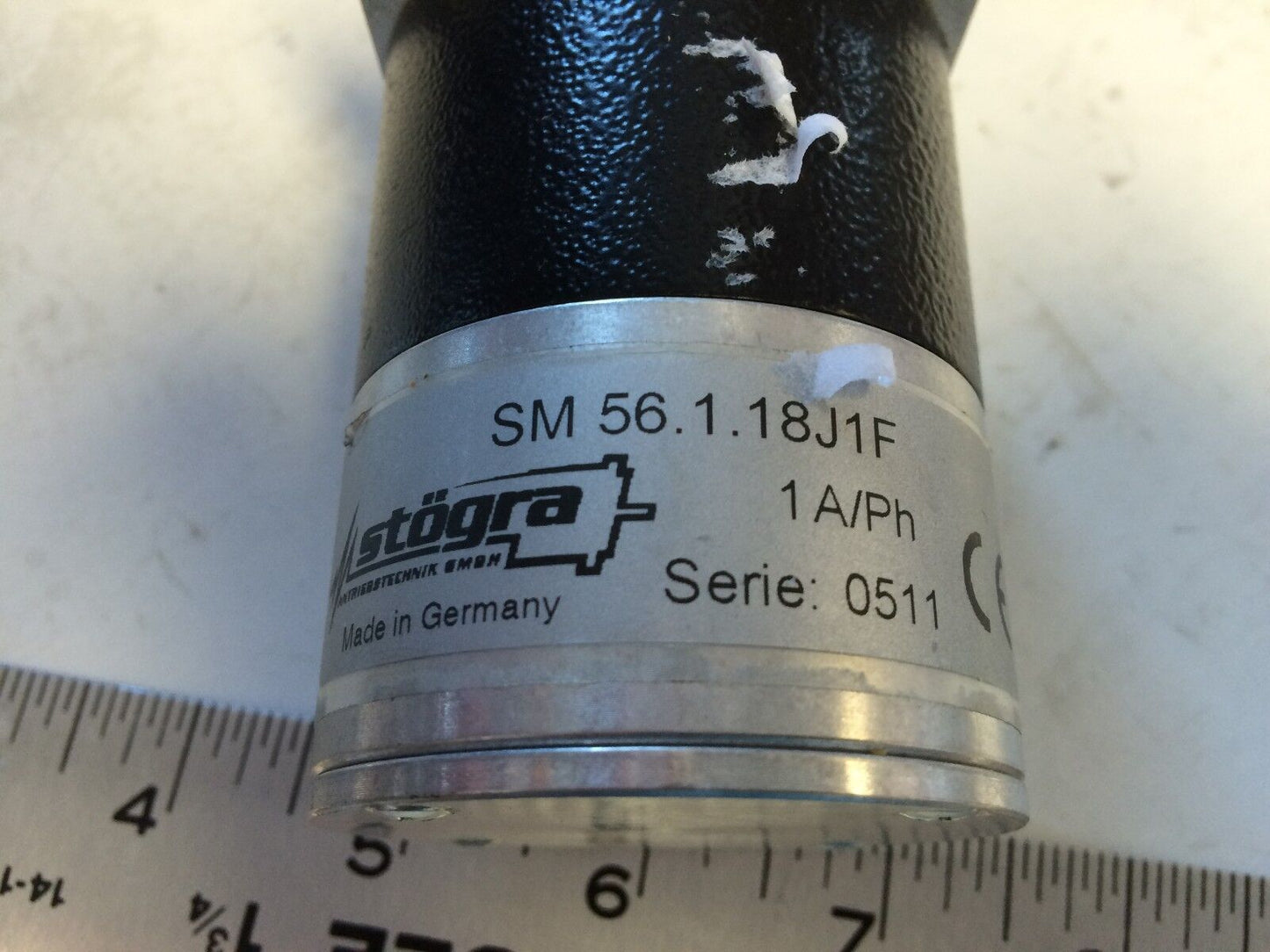 New Stogra Sm 56.1.18J1f 1A/Ph Stepping Motor, Shaft Diameter: 1/4",Bm