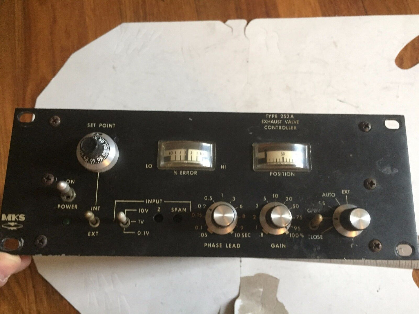 Mks 252A-1-Vpo-Plo,Mks 252A Exhaust Valve Control/Monitor Unit Controller,Sa