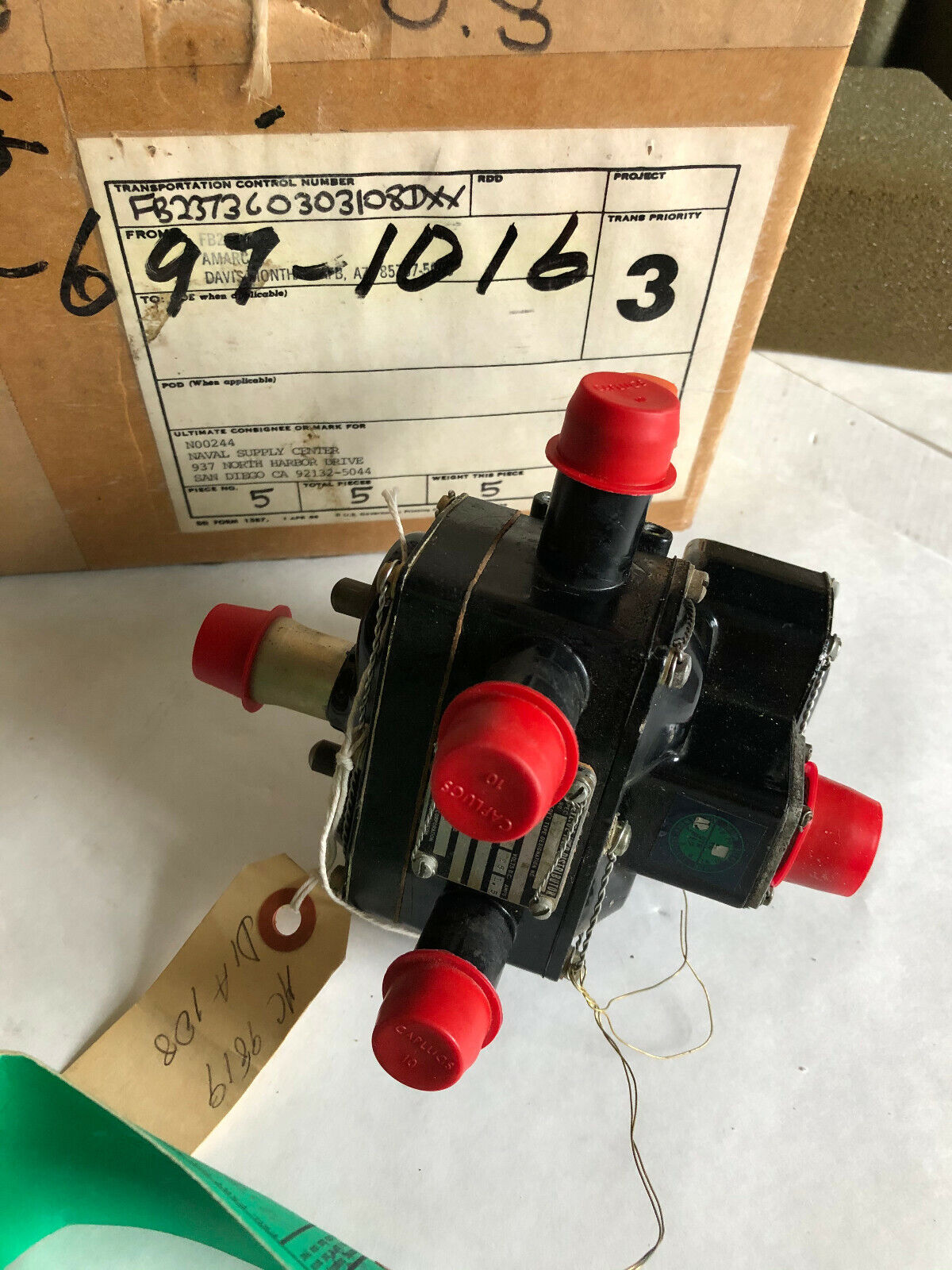 New Precision Aviation 1532-3-A Series Aircraft De-Ice Distributing Valve,Dl
