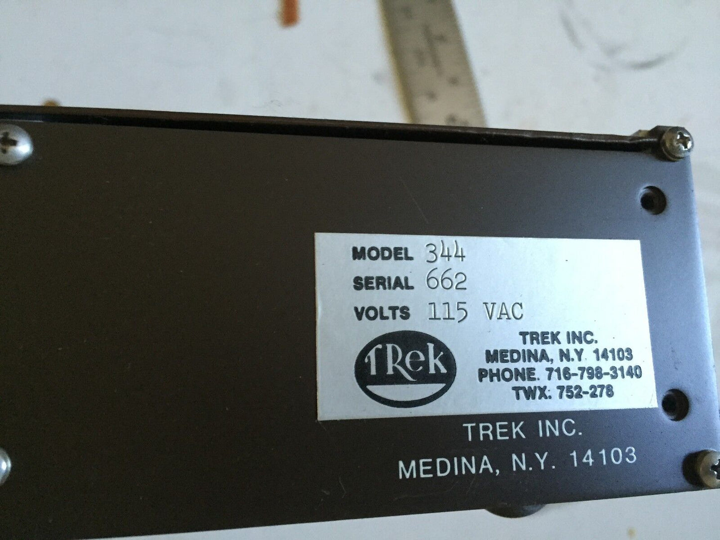 Trek Model 344 , Trek 344 Electrostatic Volt Meter,Ew