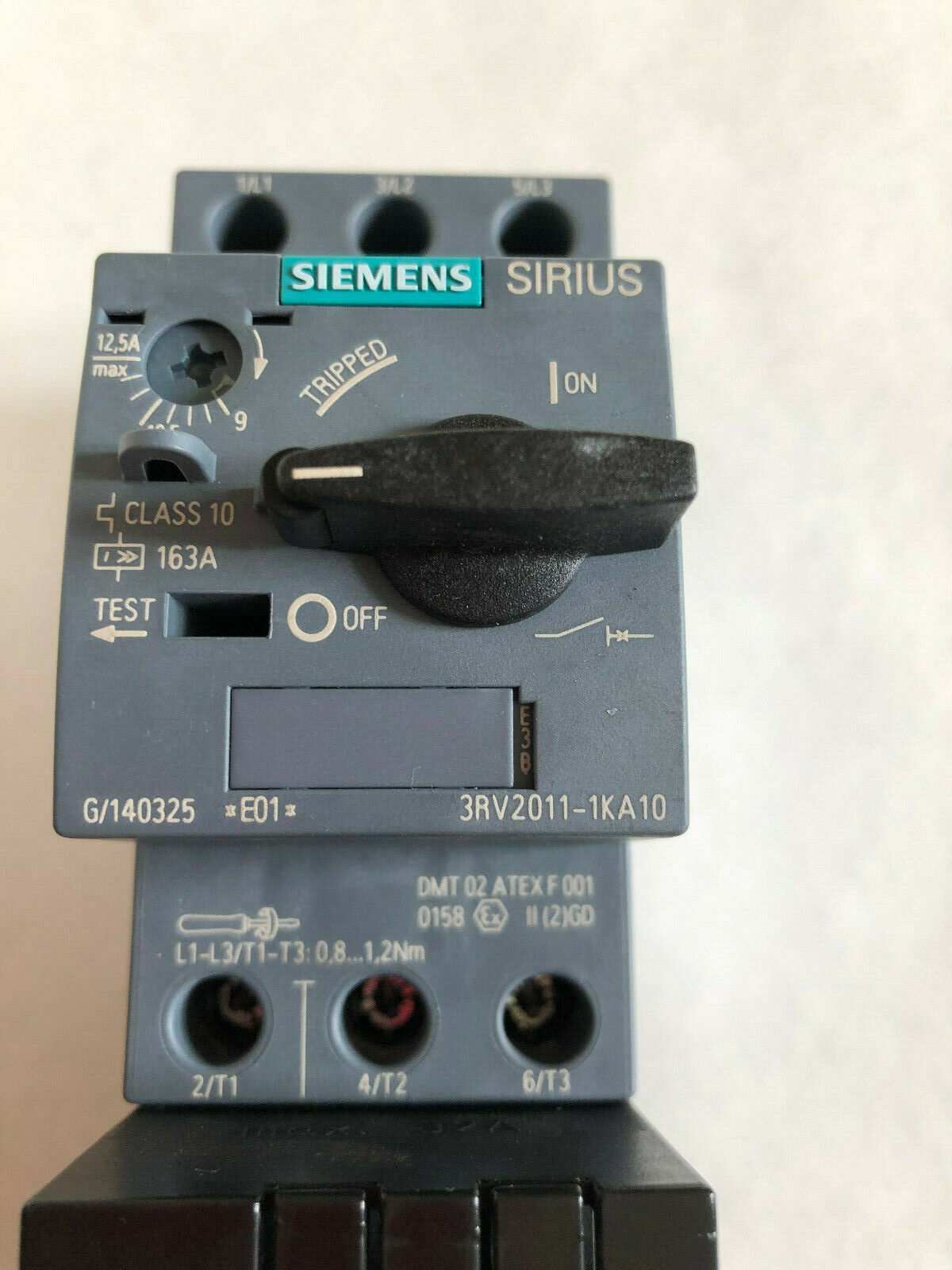 New Siemens 3Ra21201ka240bb4 Combination Starter,3Rv2011-1Ka10,Ss