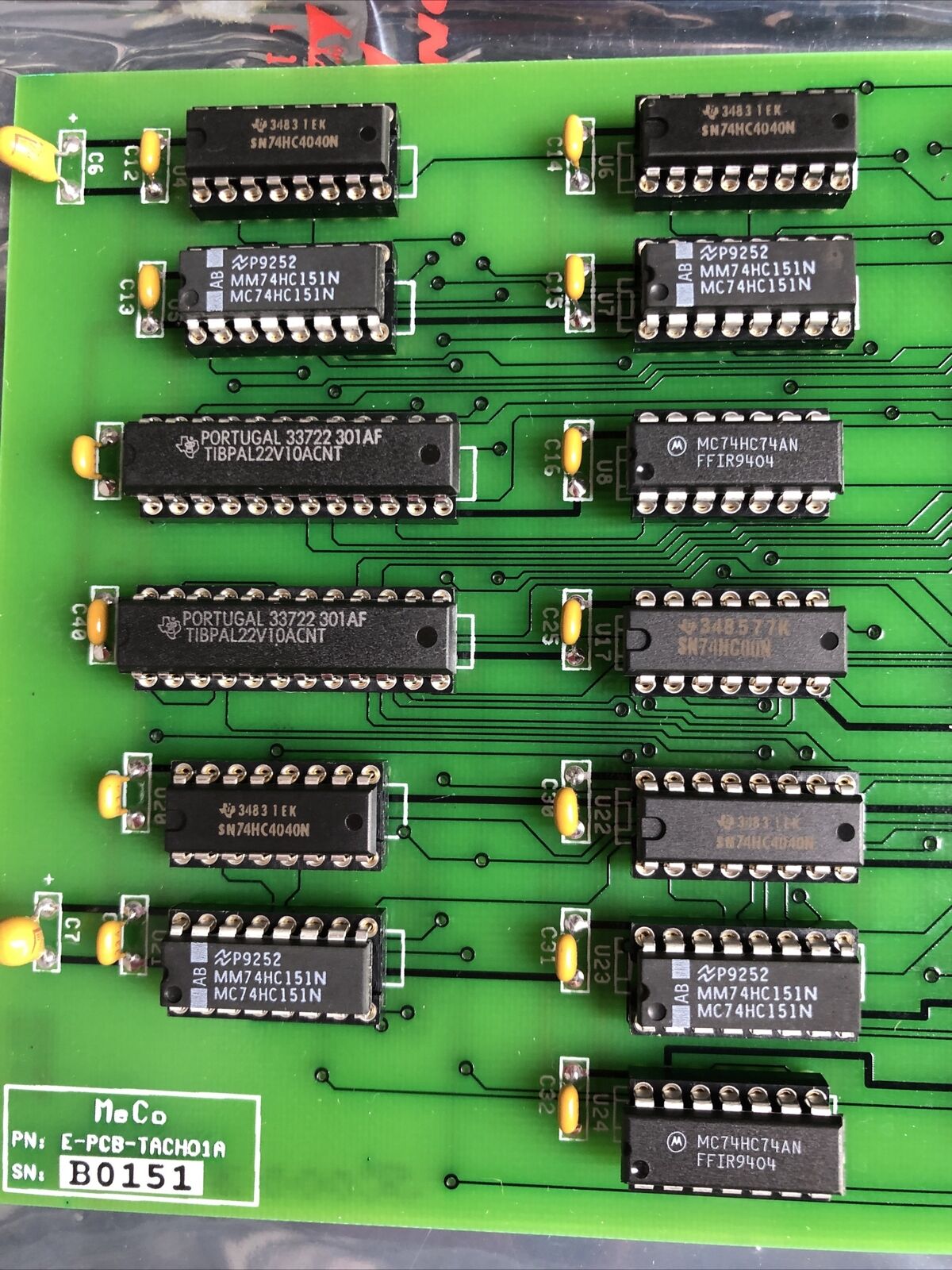 Meco E-Pcb-Tacho1a Meco E-Pcb-Tach01a Servo Control Circuit Board,Fk