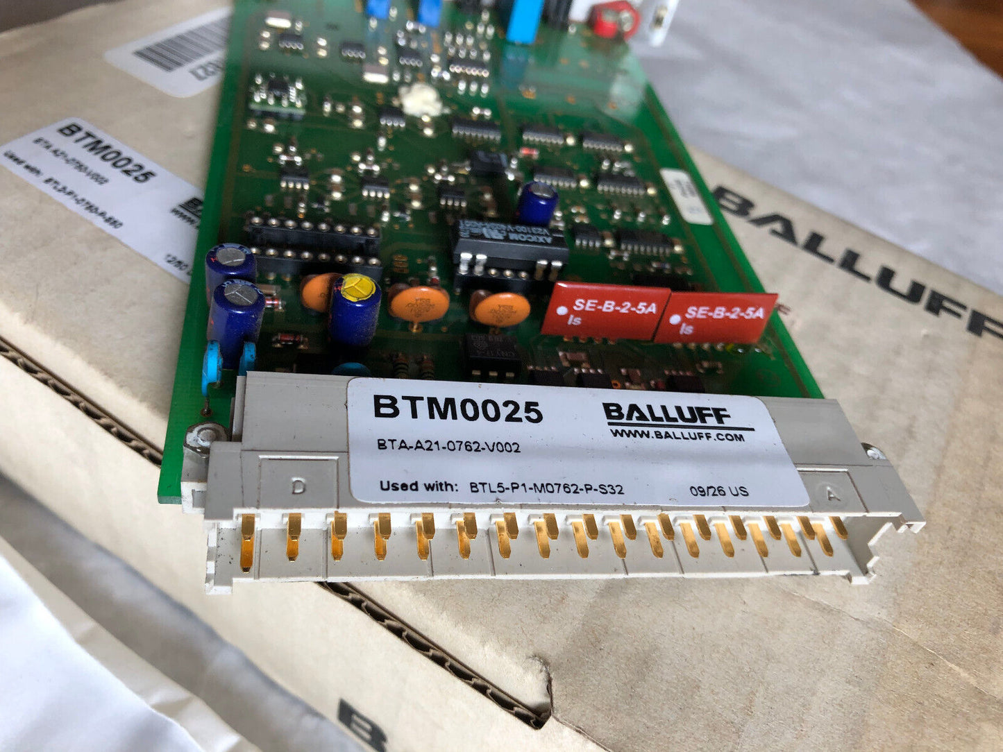 Balluff Bta-A21-0762-V002,Btm0025 Analog Processor Card,Cw,Ak
