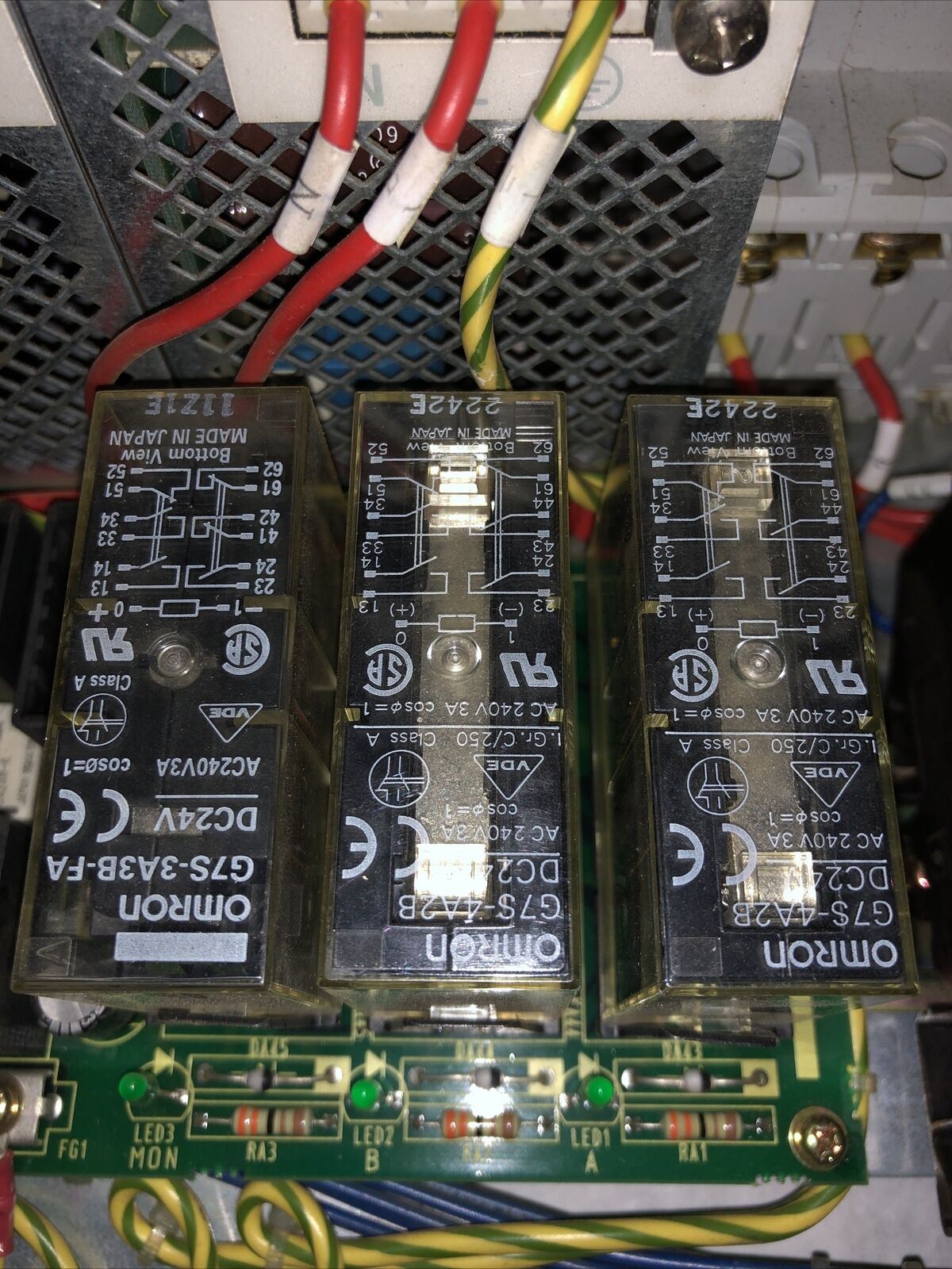 Fanuc A05b-2401-C311,A20b-1007-0540/01A,Sola Sdn-5-24100,I/O Psu Unit,Ee