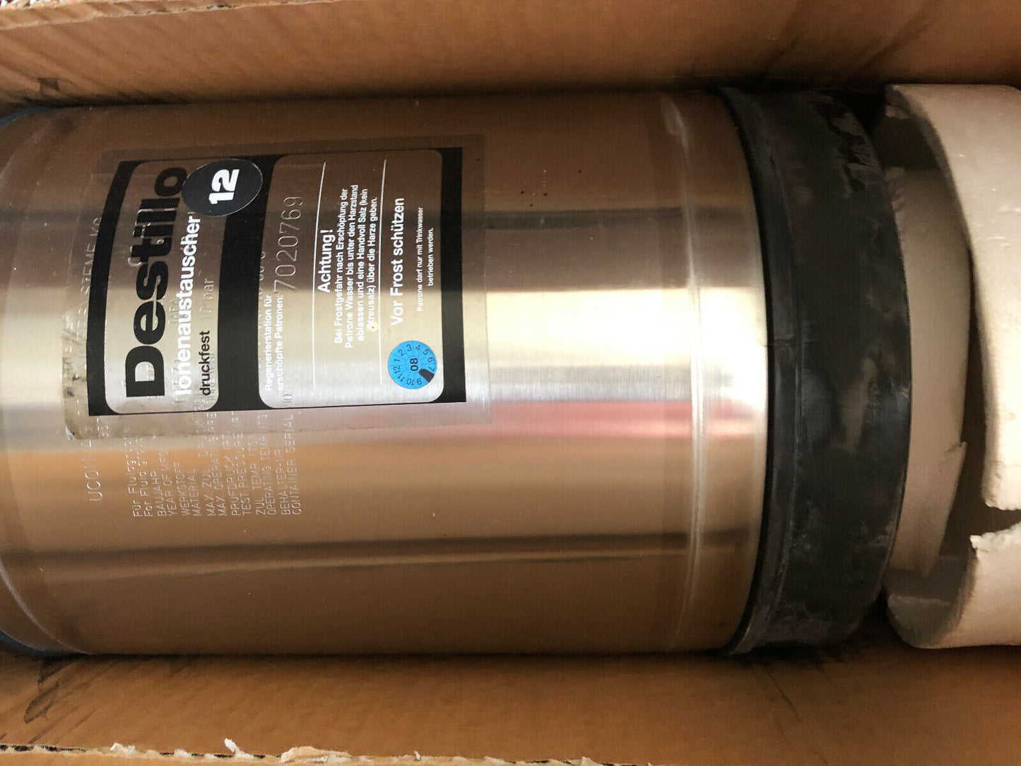 New Herco Destillo 12De Water Demineralizer,300 L/M,7020769,10Bar,Tm
