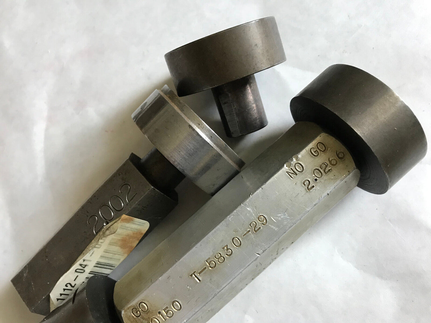 Lot The Pipe Machinery Go No Go Plug Gage 2.0150 2.0266 2.026 2.024,Ad