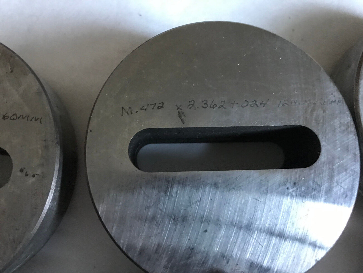 Lot 5 Wiedemann Oval/Obround Punch Die Sets .500X2.500,M.472X2.362,1.250X2.3,Et