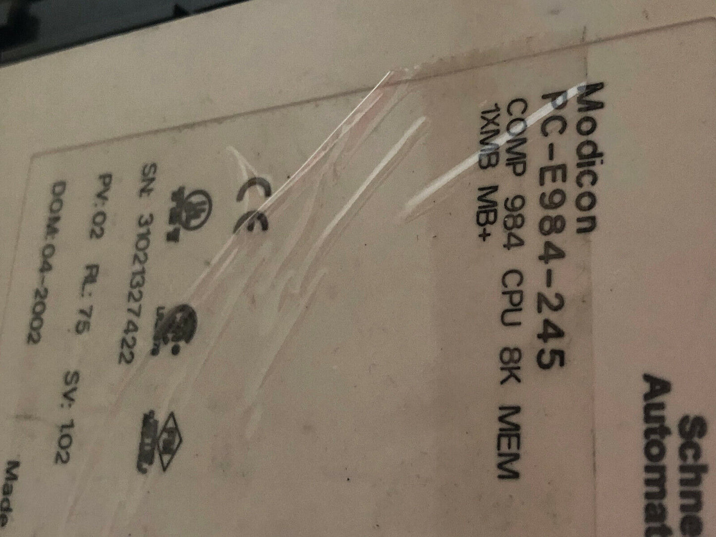 Schneider Modicon Pc-E984-245, Dep-216, Dap-216N,As-Bdap-216N,Tl