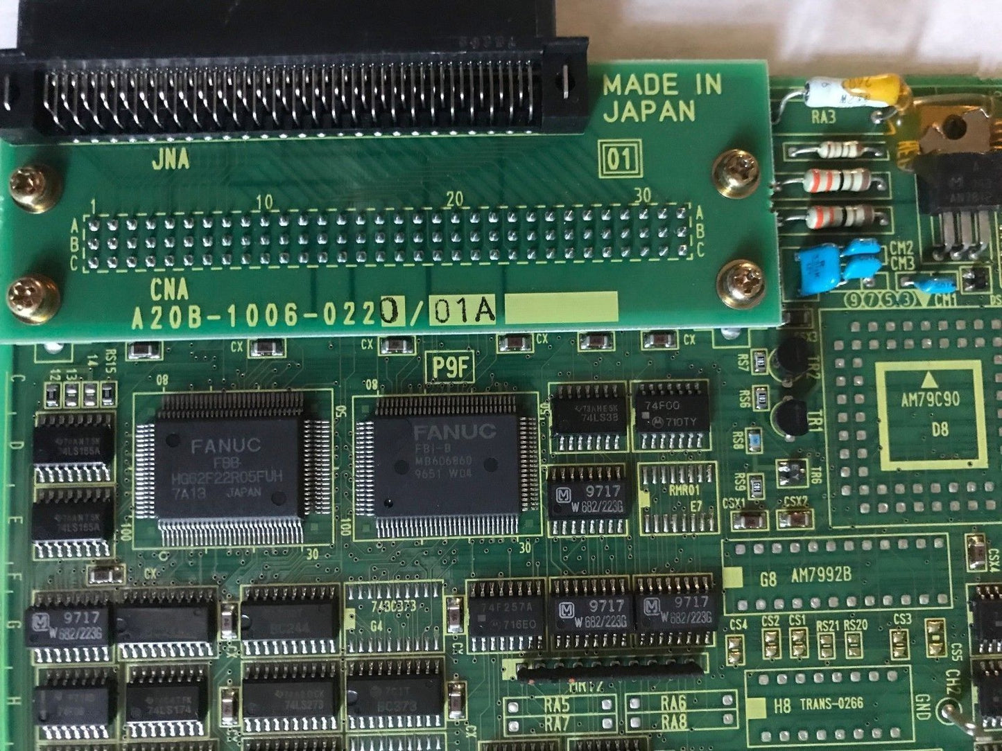 Fanuc A20b-8001-0121/04B,Fanuc A20b-1006-0220/01A Cna Robot Processor,Eh