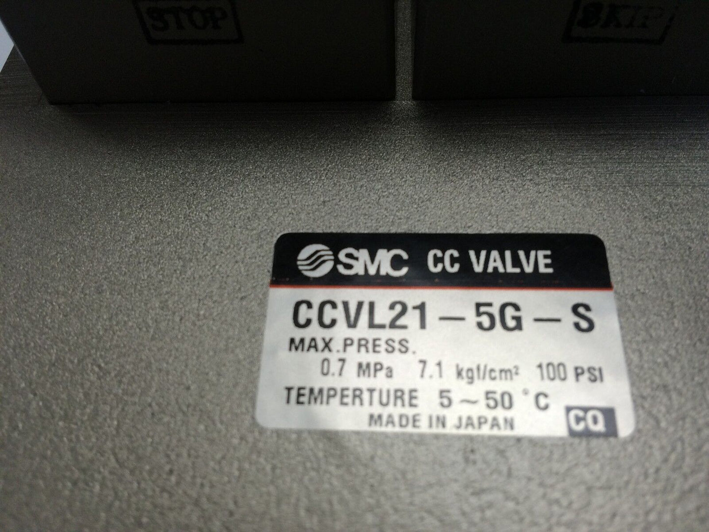 New Smc Ccvl21-5G-S Valve V0301-005G Dc24v,Bo