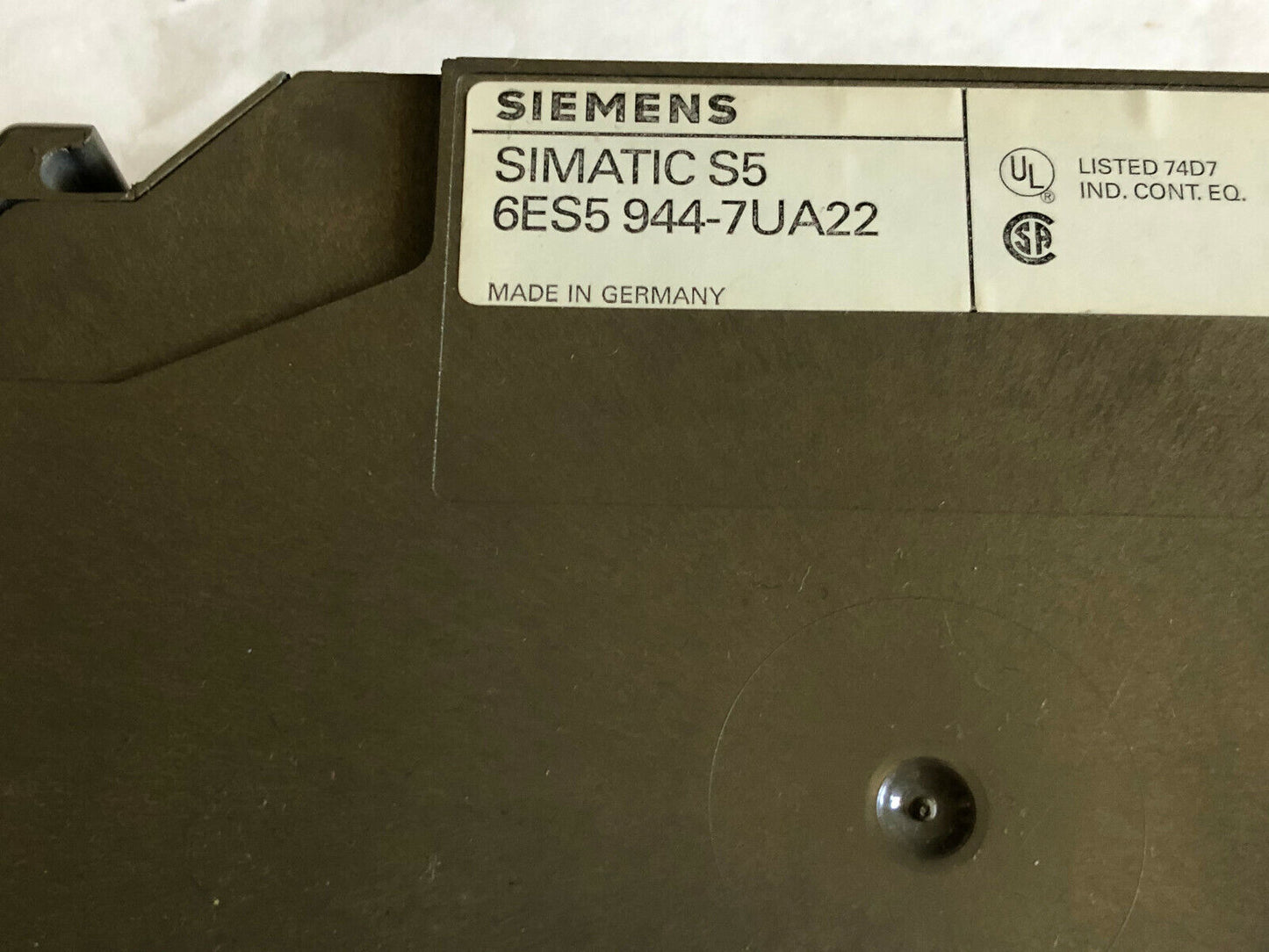 Siemens 6Es5 944-7Ua2,6Es5-944-7Ua22,115U,944Cpu,6Es5816-1Aa11,6Es5 816-1Aa11,Cg