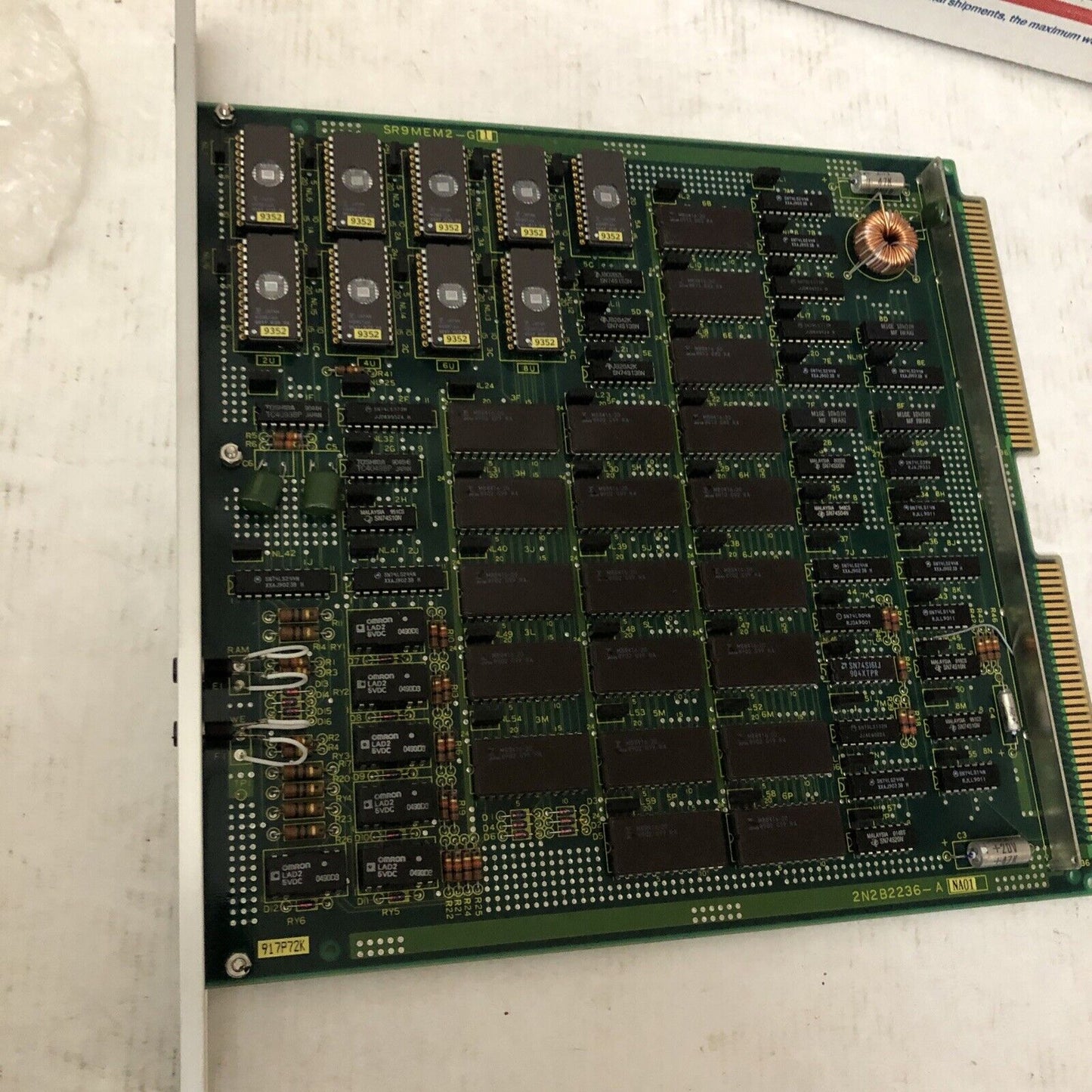 Toshiba 2N2b2236-A,Toshiba 2Z2b0048-1,Mem2 G001,Sr9mem2-G1 Memory,Sr9mem2-G1,Cs