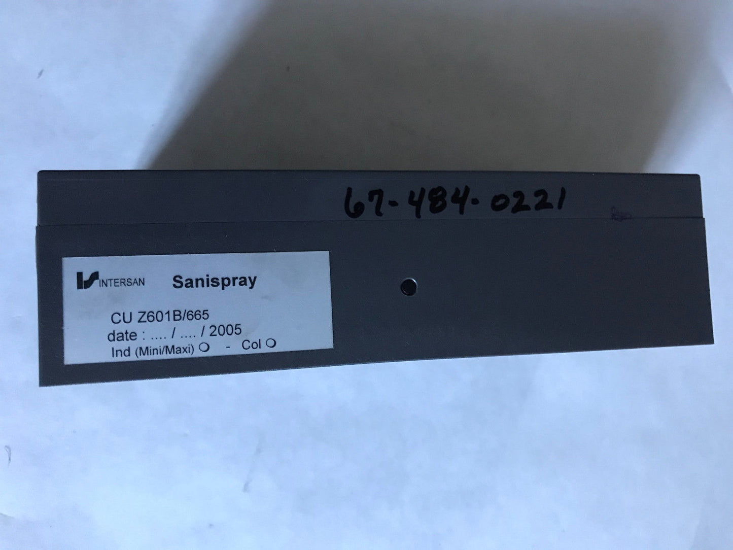 Is Cu Z601b/665 Switch Intersan P3173 Cu Sanispray 67-484-0221 Unit,Sa