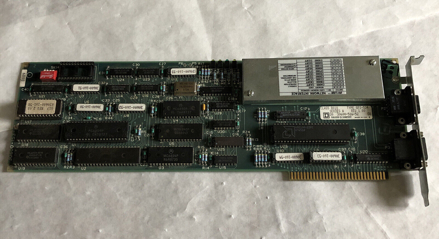 Square-D 30600-153 50,8010 Sfi-534 Sy/Max Class 8010 Type Ibm Interface,Ec