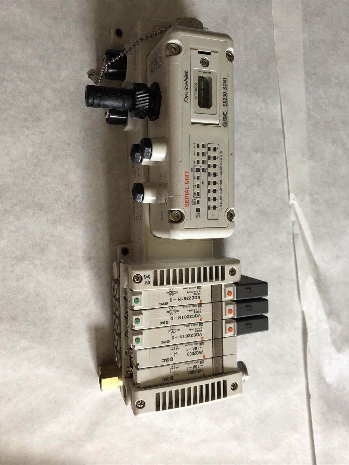 New Smc Us2984-20,Ex230-Sdn1,Ex230-Cb2,Vvq2000 Devicenet Manifold Valve,Se
