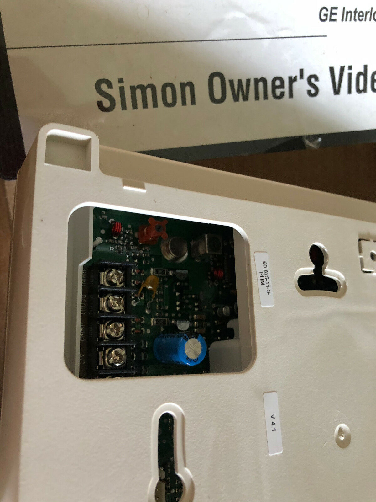 Simon It-80-307-3X Security System General 60-879,S4006,Ge 60-879,So-307-3X,Sb