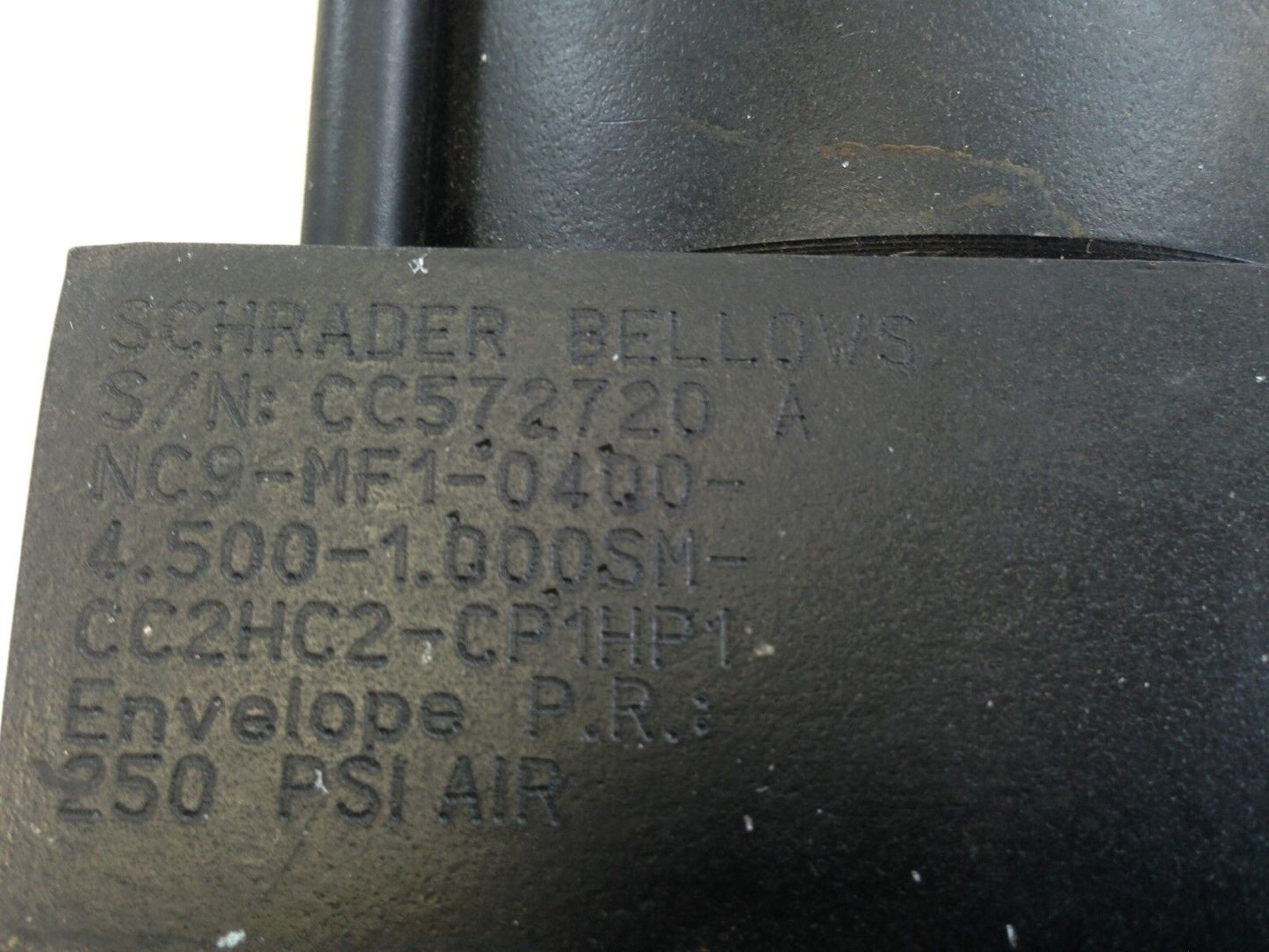 Schrader Bellows Nc9-Mf1-0400 4.500-1.00Sm-Cc2hc2-Cp1hp1 Pneumatic Cylinder,Te