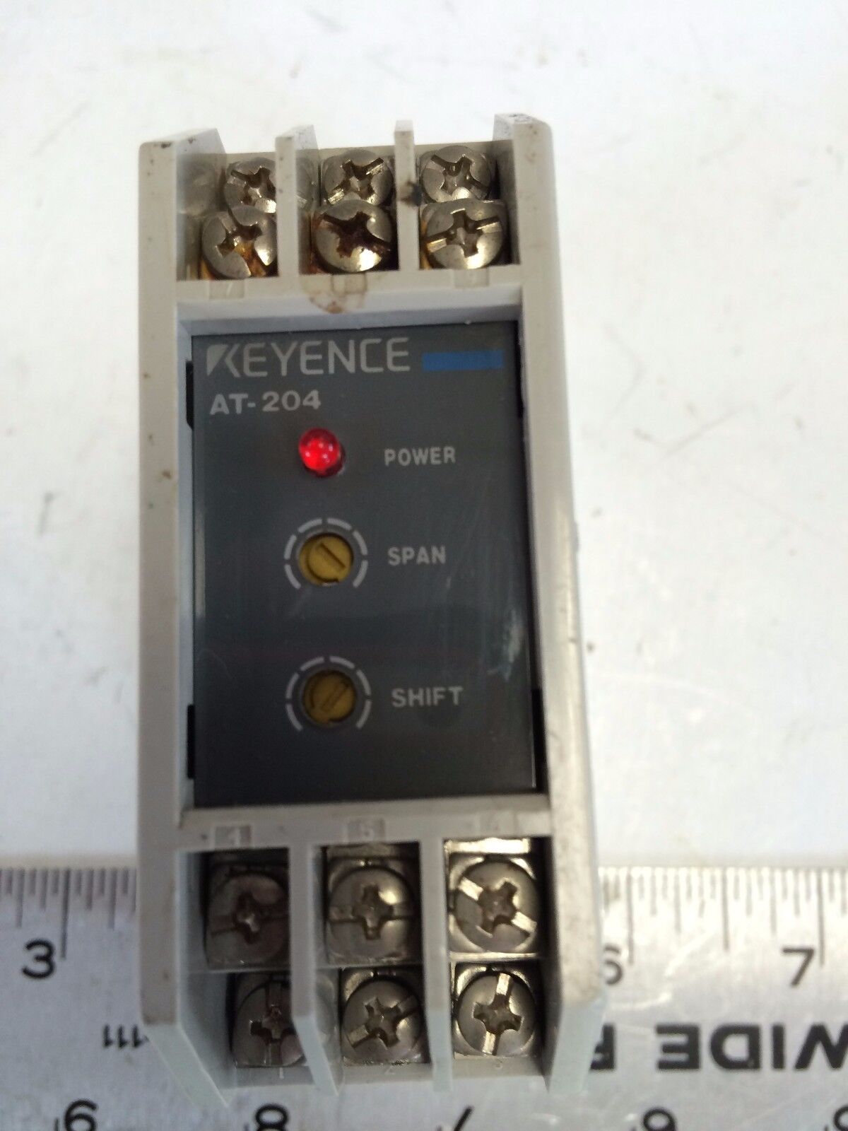 Keyence At-204 Sensor Amplifier Unit,Cu