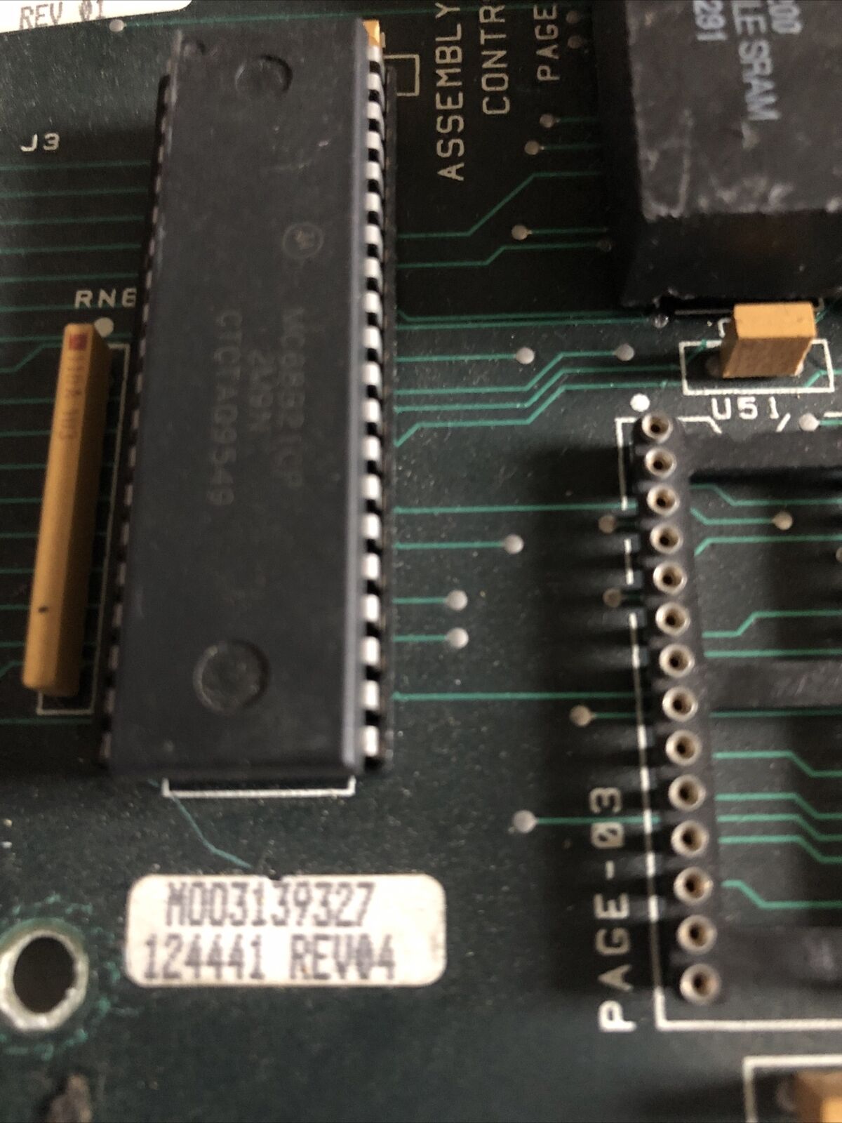 Rockwell E20117-1,C129614 Rev00,128625,124441 Board Keyboard Controller Apcs,Sh
