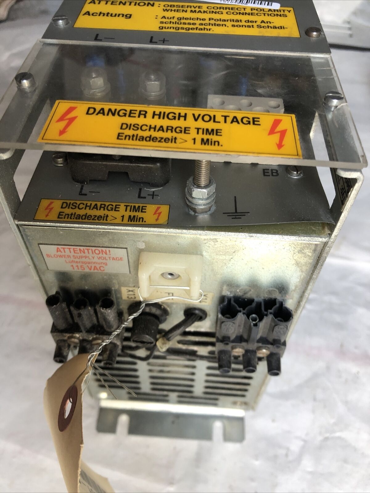 Indramat Tbm-Bleeder 1,1-20-W1/115 Indramat 1.1-20-W1/115 Ac Servo Drive,Fe