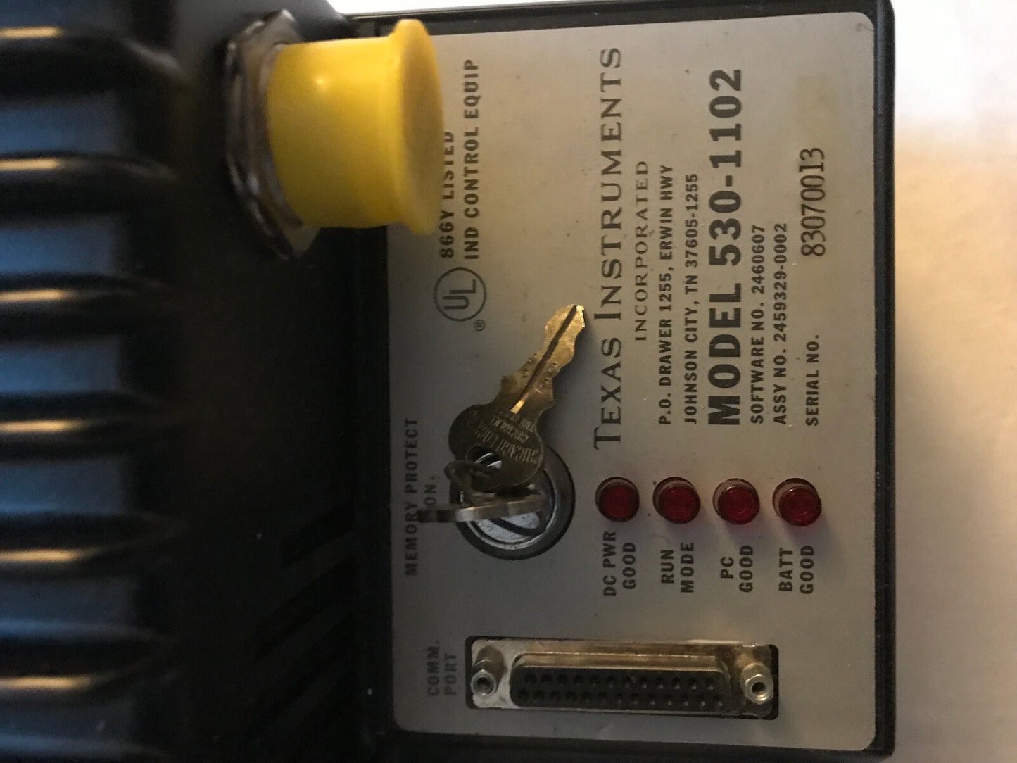 Texas Instruments 530-1102 Plc Controller Module 2Key,530, 110/220Vac, 300Va,Ss