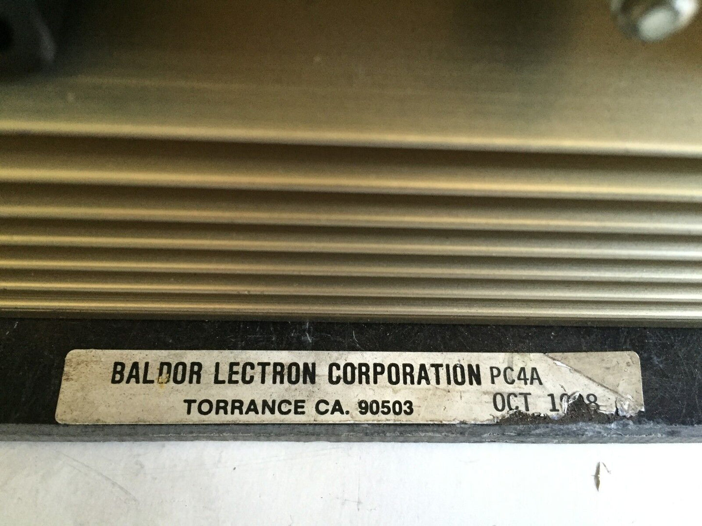 Lectron Pc4a,Asea Brown Boveri Rectifier Assembly,Sreco 15W30a,Bq