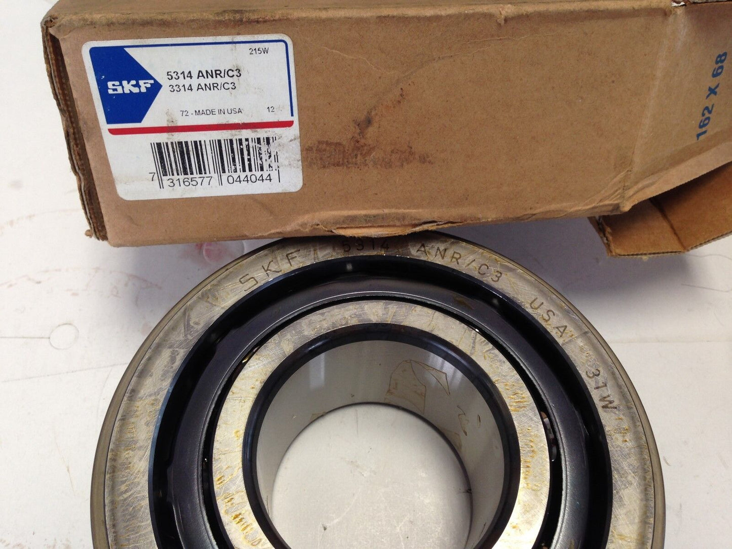 Skf 5314 Anr/C3 31W Angular Contact Bearing Ay58151acesr ,Usa,70Mmx150mmx64mm,Dc
