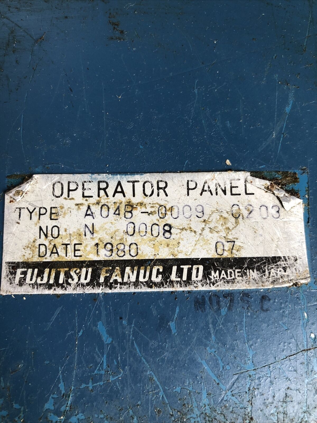 Fujitsu Fanuc A04b-0009-C203 Operator Panel,A04b 0009 0903 Cnc Control,Ff