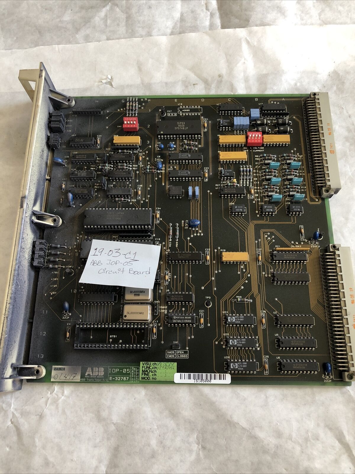 Abb Robotics Abb Iop-05,E-32767 I0p-05,E-32767 Control Board ,Bh