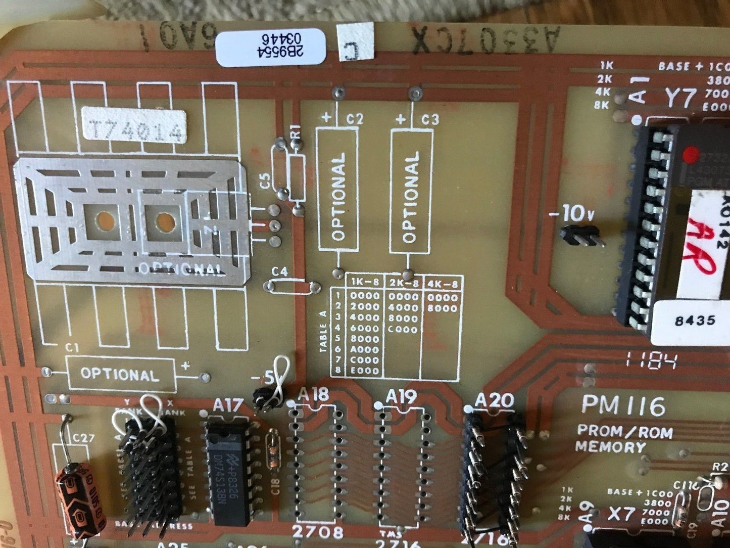 Datacube Smk 0078116-0,03-10695,Foxboro Pm116 Prom/Rom Memory,A3307cx,Ef