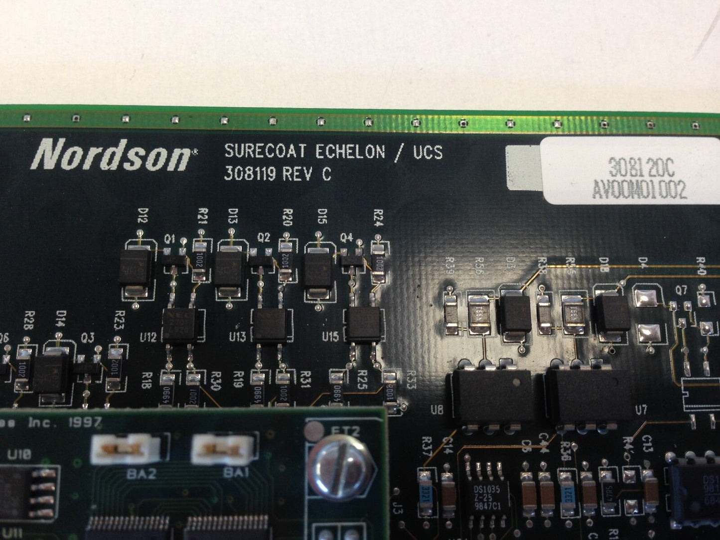 Nordson 308119 Rev C ,308120C Surecoat Control Card, Sst,Av00m01002, Dc