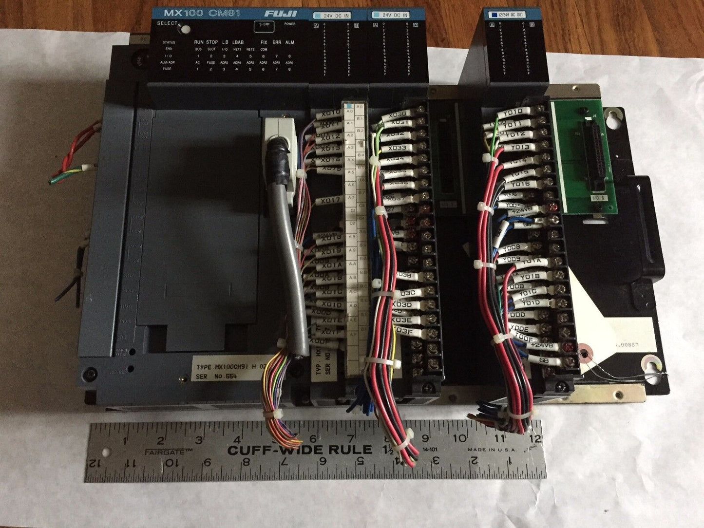 Fuji Mx100 Cm91,Mx100pt 12,Mx100bs03,24V Dc Plc System/Rack Modules,Bp