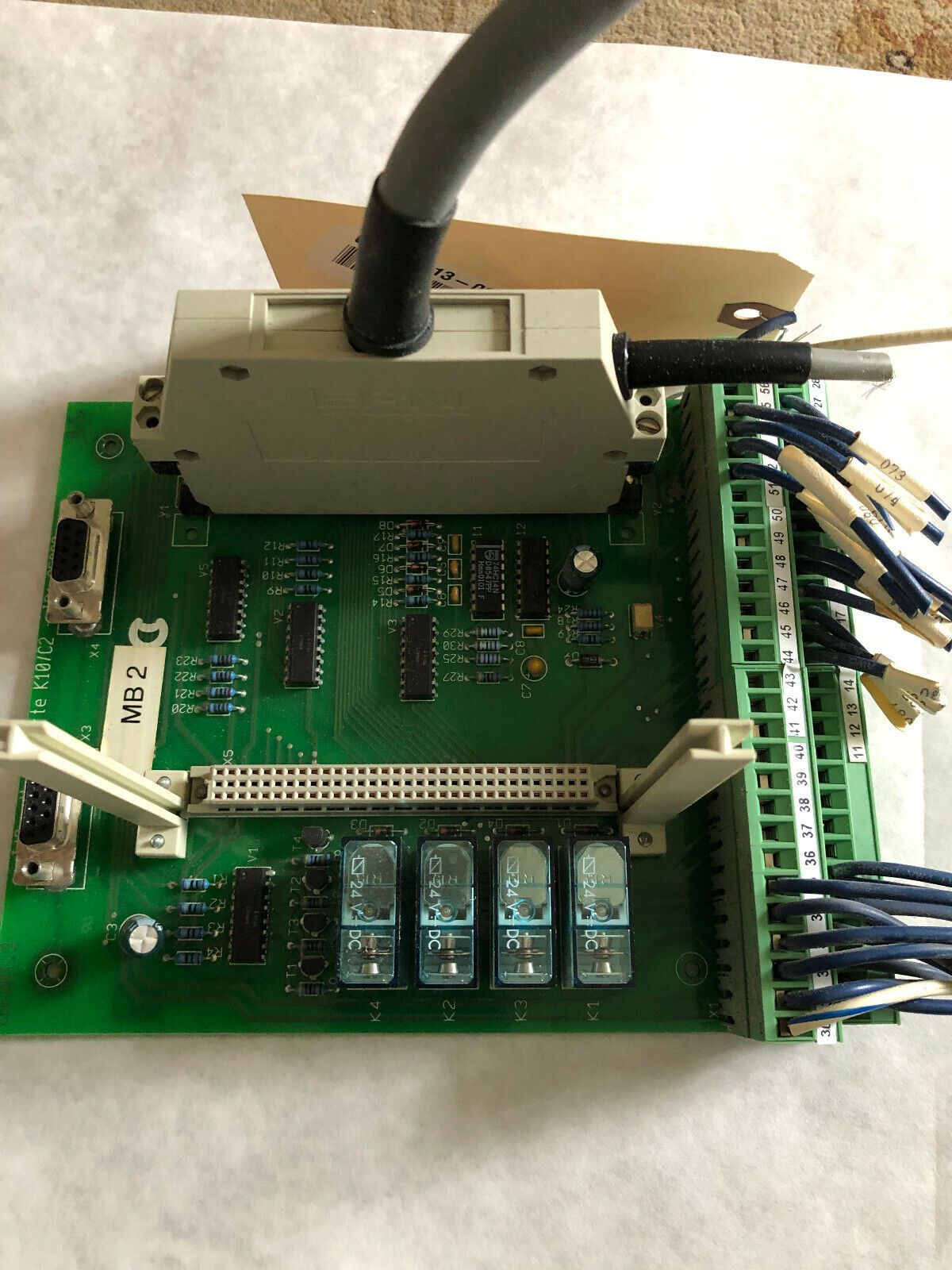 Colotronic I/O-Mutterkarte-K10/C2-Id:25939 Plc Processor Cof001.3,C0f001.3,Bz