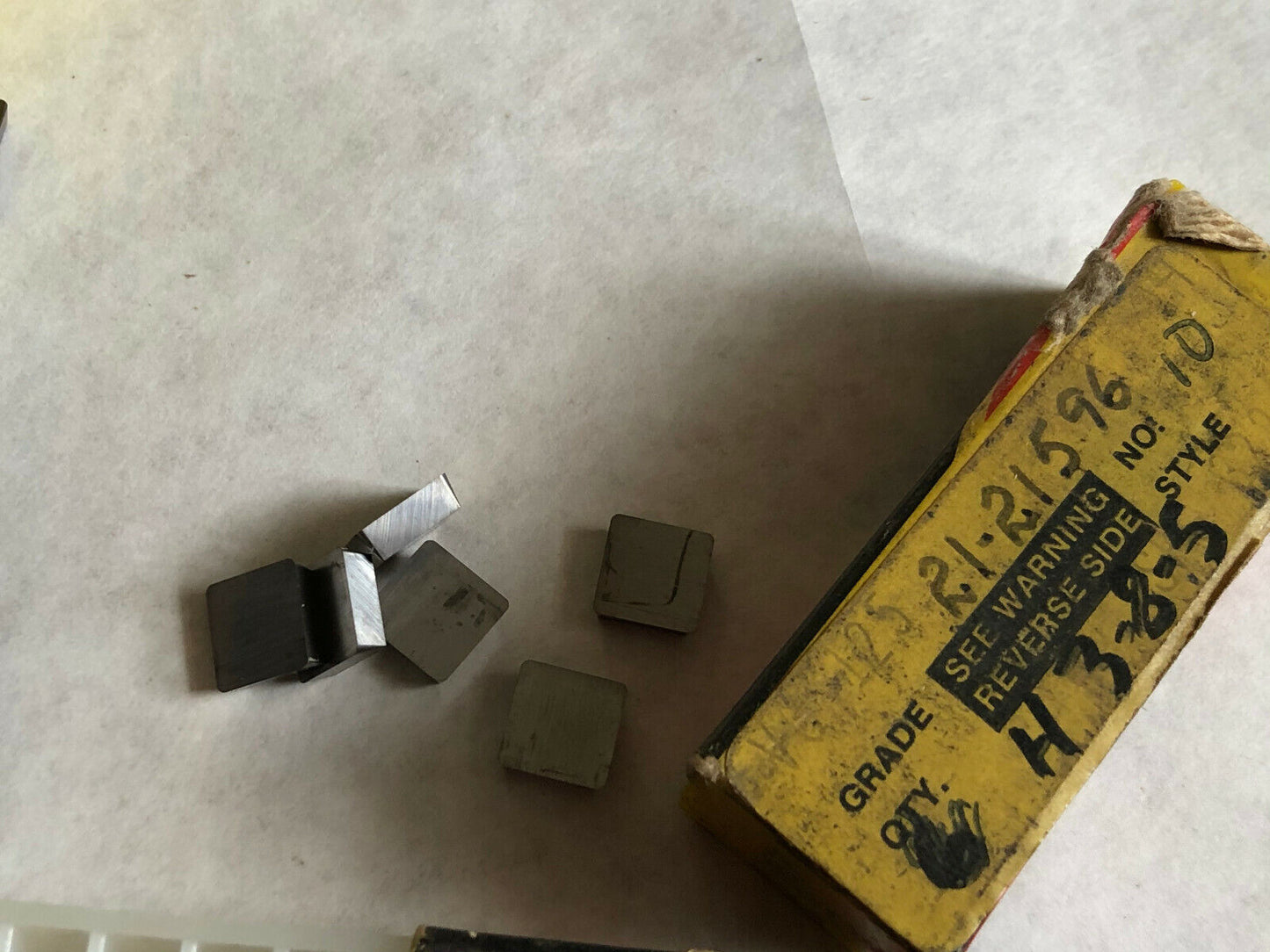 Lot 40 Valenite Spg 322 Carbide Inserts,21-21596 Grade: Vc 125,Sv