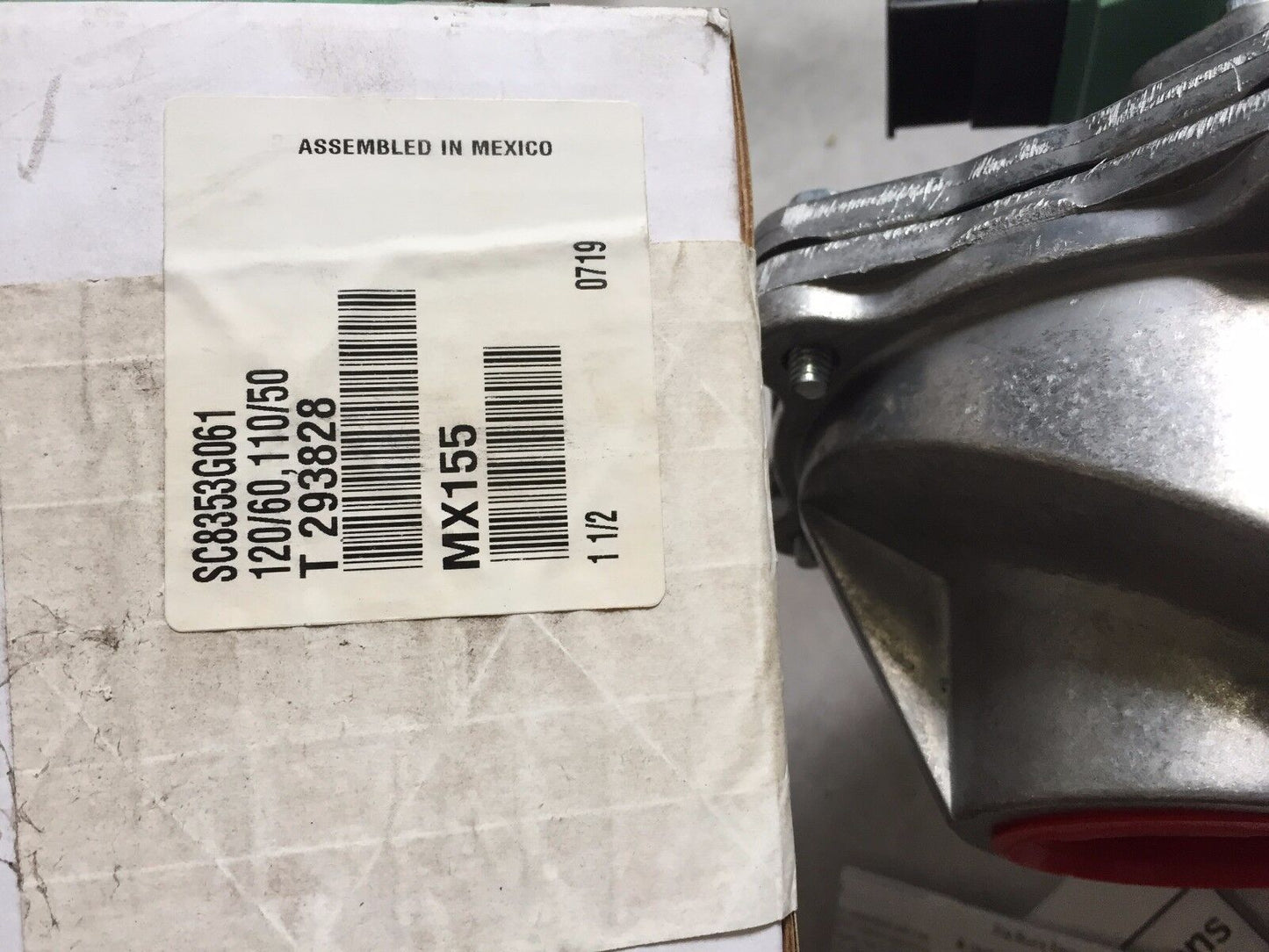 New Asco Sc8353g061 Red Hat Sc8353g061 Solenoid Valve, 1-1/2"Npt,120V,Br