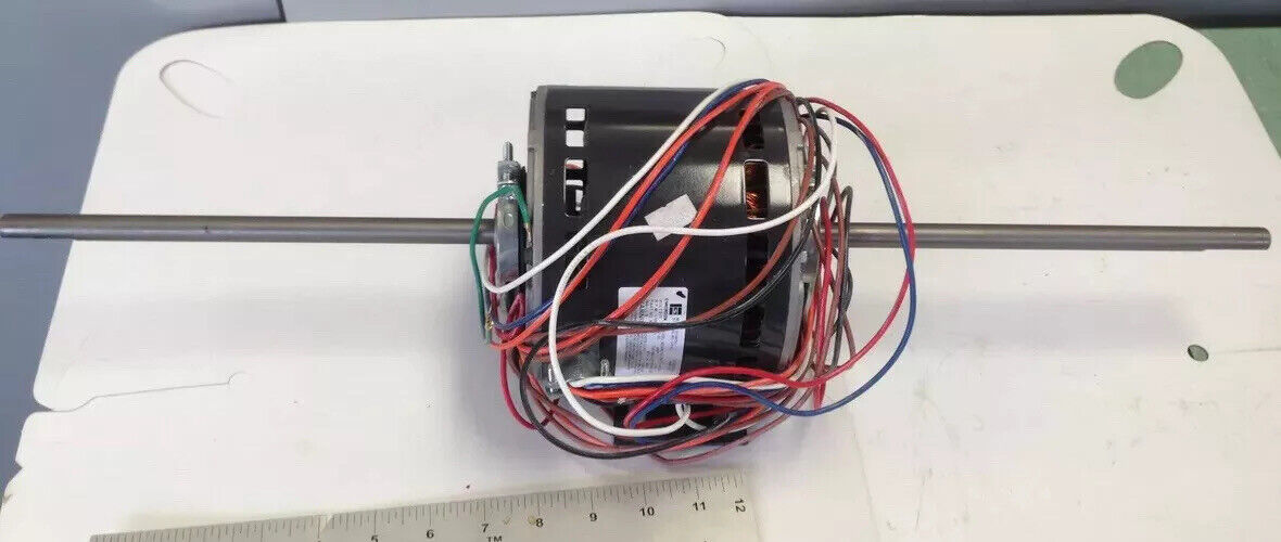 Emerson K55hxtsj-9957 Motor Double Shaft 1.0Amp 277V 1/5Hp 48Frame 3Spee,Df