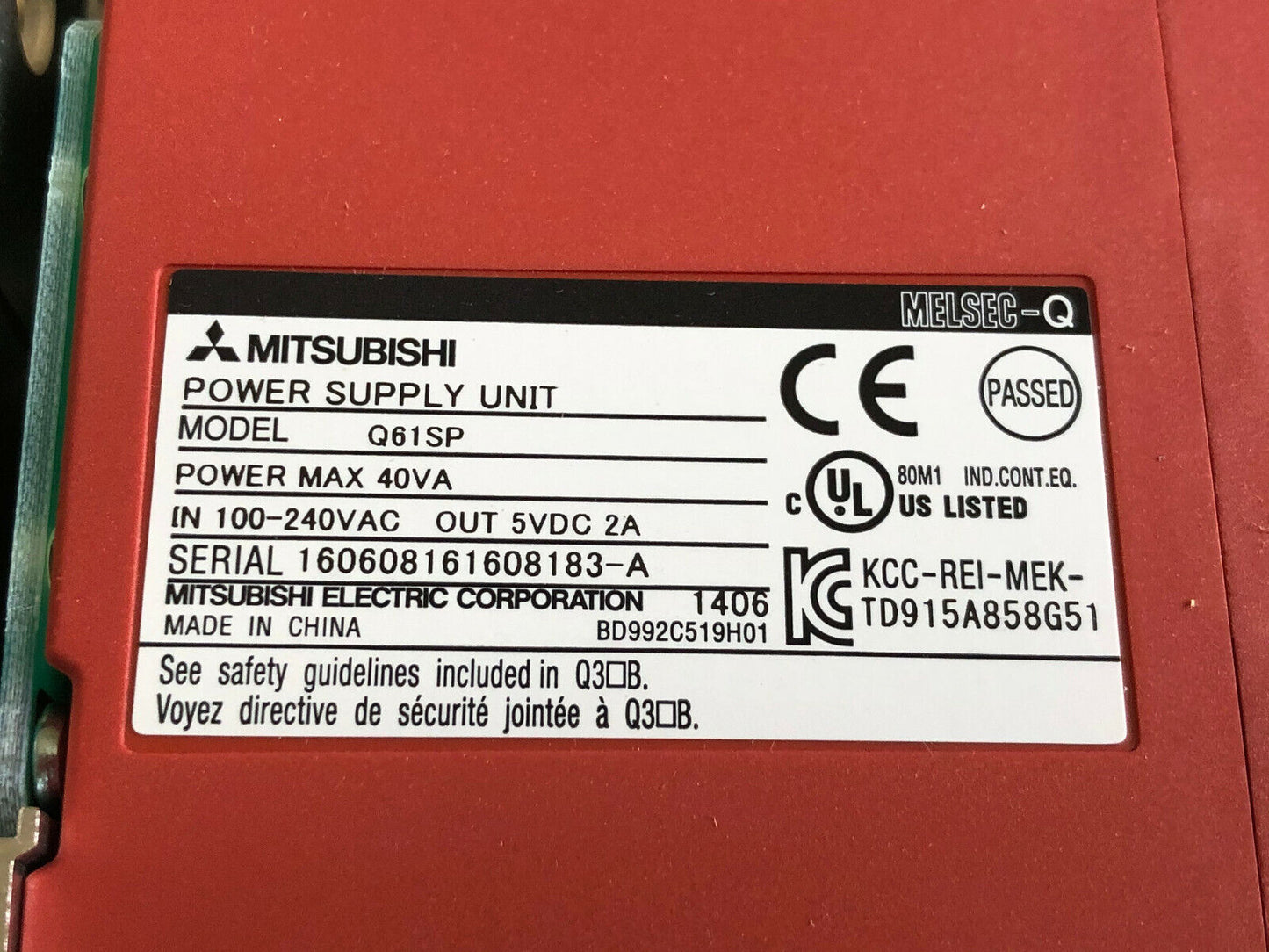 New Mitsubishi Mes3-255C-En,Q61sp Energy Saving Data Collecting Server,Tn