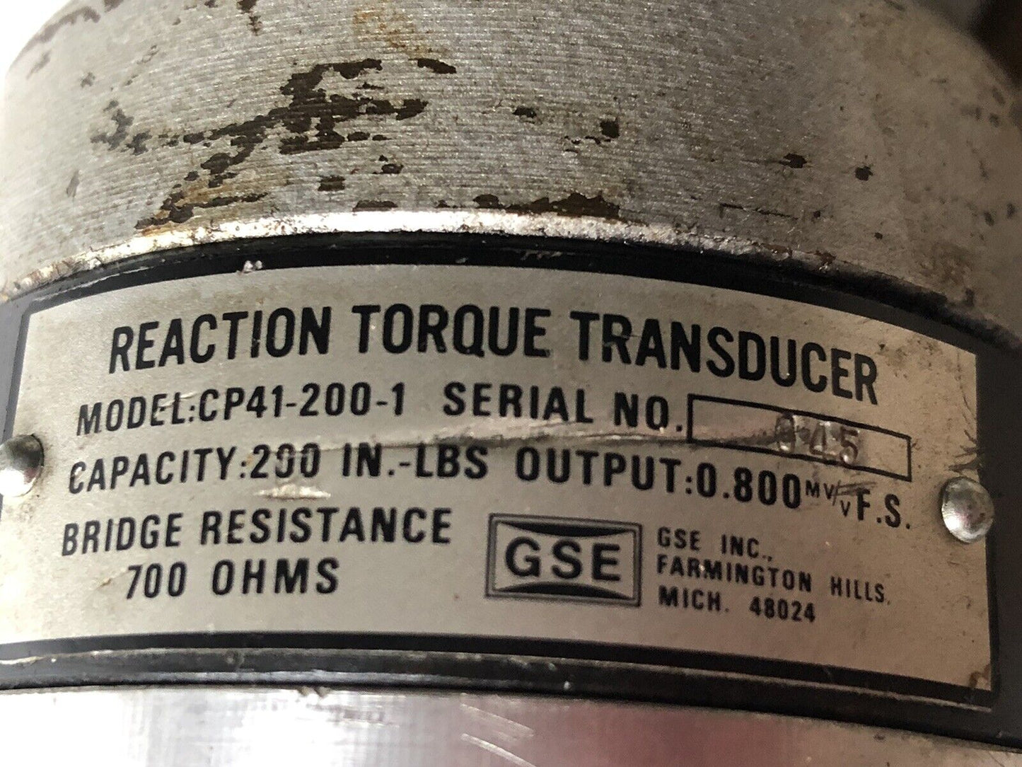 Chicago Pneumatic 406 Mdm1300-11 Automation Nutrunner Cp41-200-1,3/8,Reaction,Ar