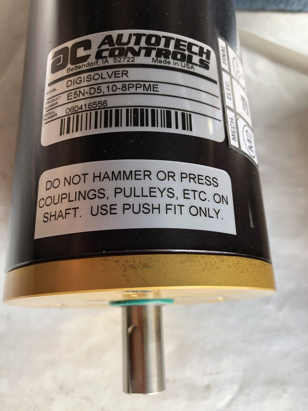 New Ac Autotech Digisolver E5n-D5,10-8Ppme D,Nema13,11-28Vdc Male Connector,Ff