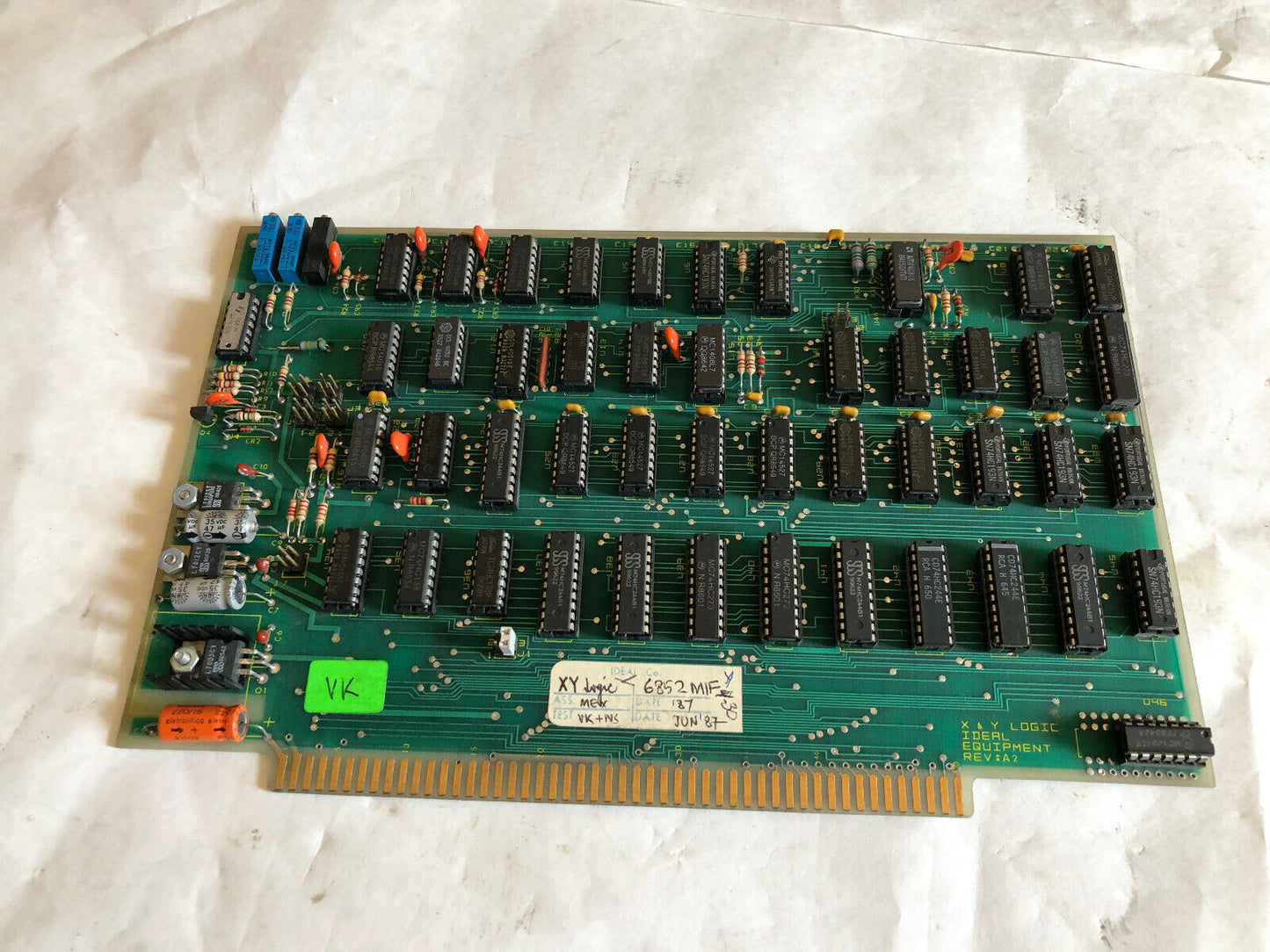 Ideal 6852Mif X & Y Logic Ideal Equipment Rev A2 X-Y Logic Board,Sa