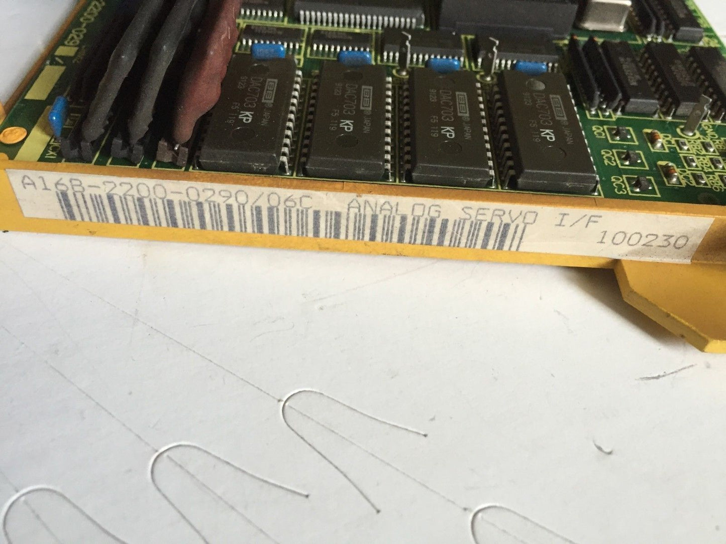 Fanuc A16b-2200-0290/06C, A16b-2200-029 Analog Servo I/F Board 100230,Fc