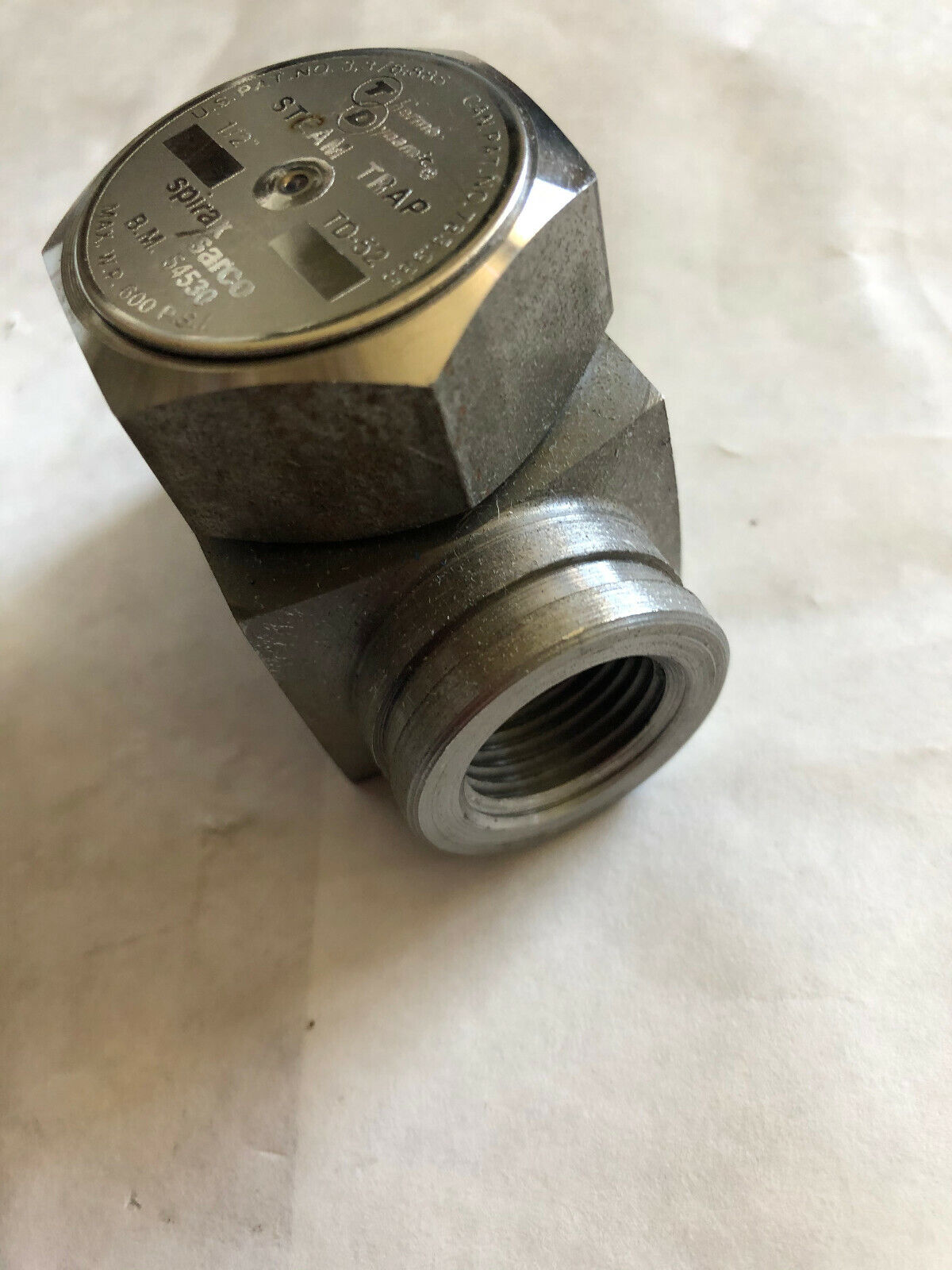 New 1/2" Spirax Sarco Td52 Steam Trap,Bm 54530 Thermo-Dynamic Steam Trap,Eo