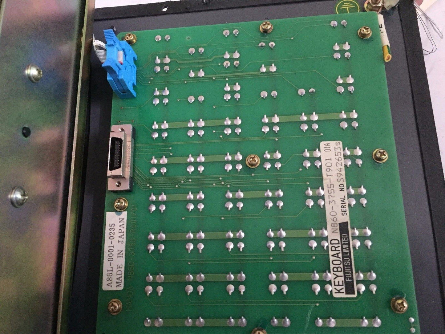 Fanuc N860-3755-T901,A86l00010235 I Series,D9mm11a,Crt Display Module,Cl