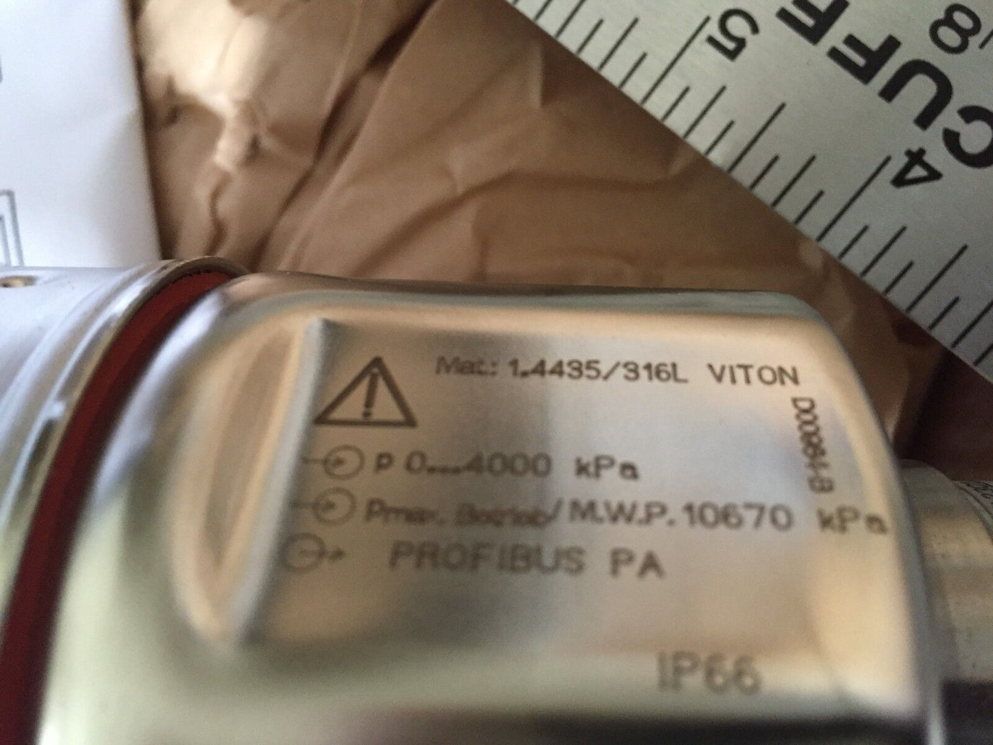 Endress & Hauser Pmp41-Ge13s2r11m1,1.4435 Pressure Transmitter Cerabar M,Sm