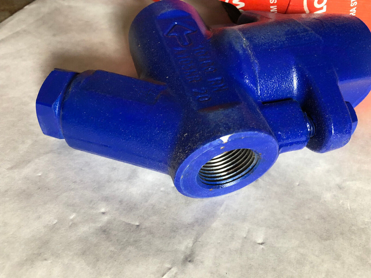 3/4" Flowserve Bk 45 Dn 20 3/4" Cl 300 Thermostatic Steam Trap,Gestra 0460 Rn,Ao