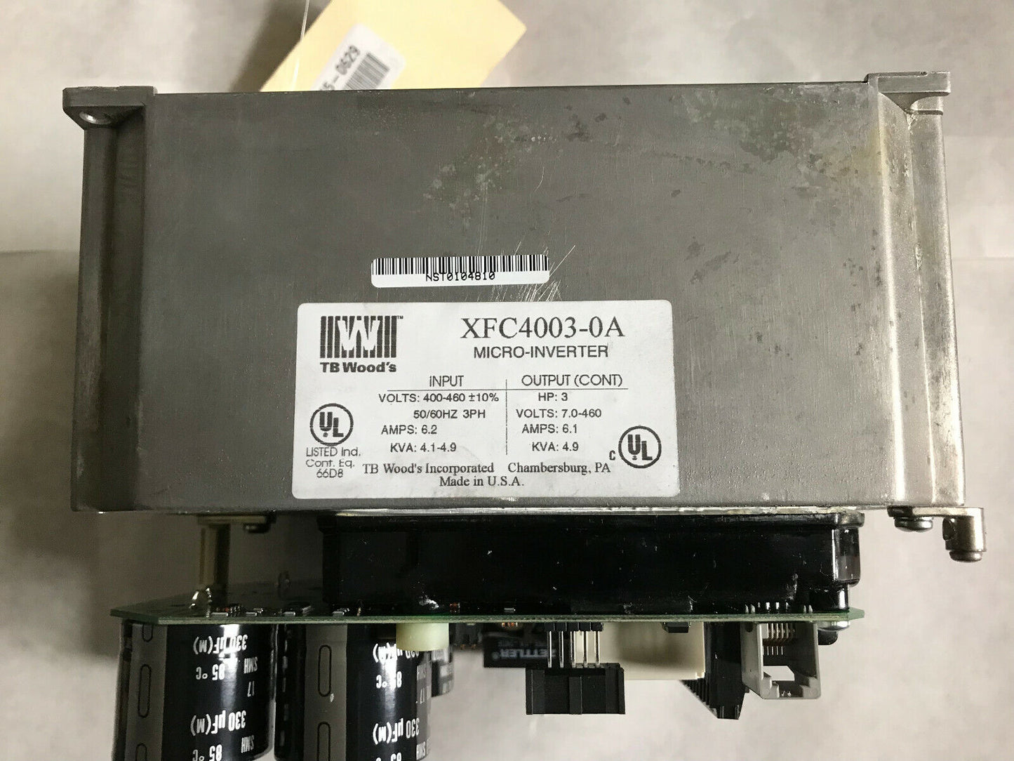 New Tb Woods Xfc4003-0A Micro-Inverter Drive,3 Hp,3-Phase,400-460V,Xfc4003-Oa,Ac
