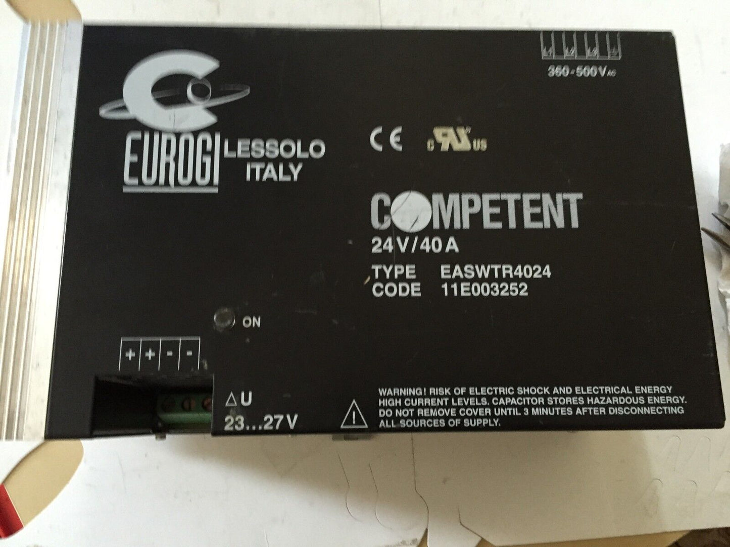 Eurogi Lessolo Competent,11E003252,Easwtr4024 Power Supply 24Vdc 40A,Bi